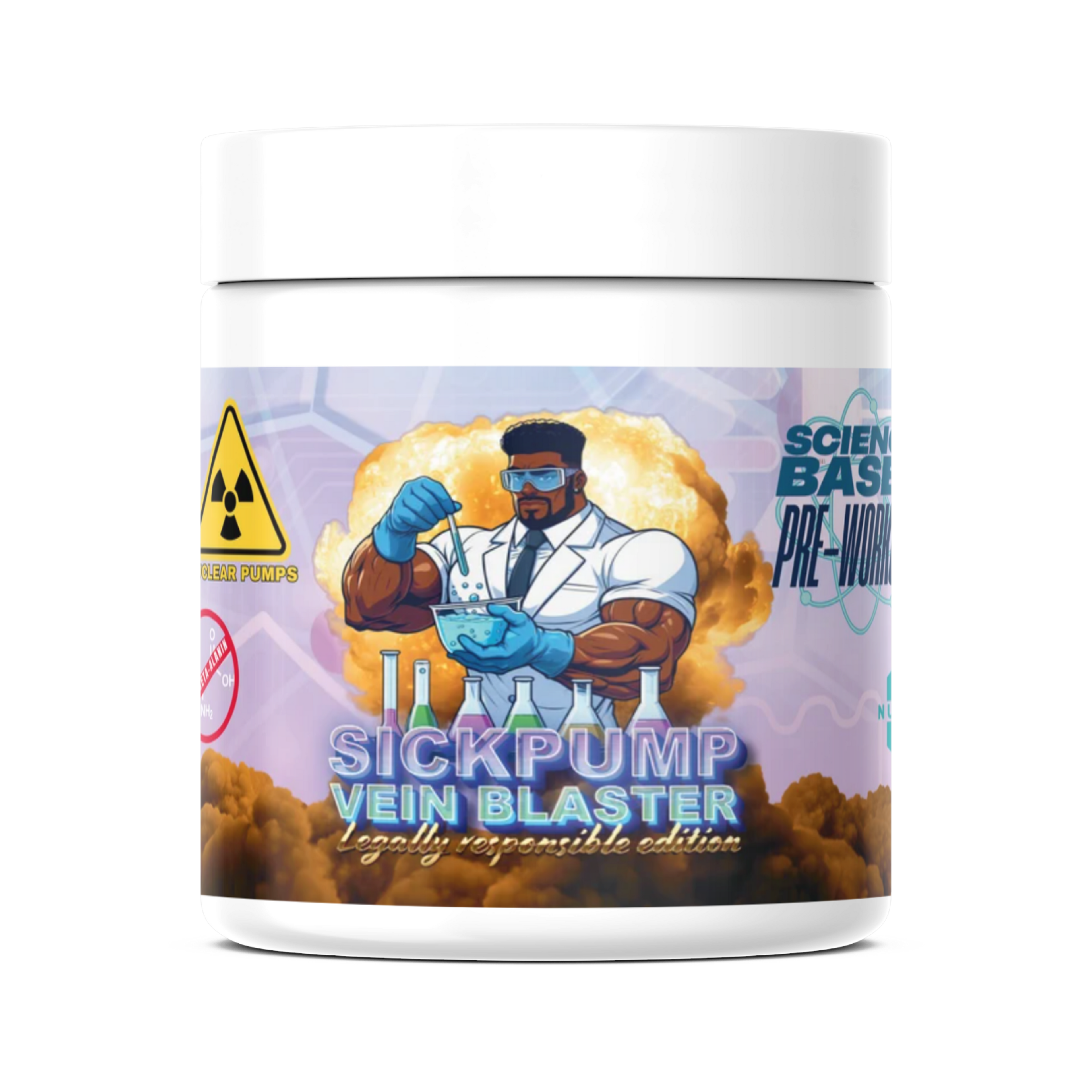 SickPump VeinBlaster Pre-Workout Megarexic Mango Flavour