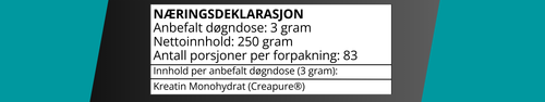 Bare Kreatin Monohydrat (Creapure®)