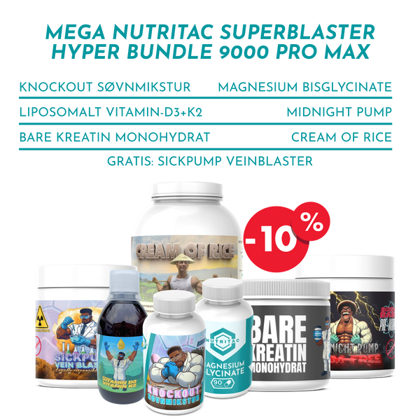 Mega NutriTac SuperBlaster Hyper Bundle 9000 PRO MAX