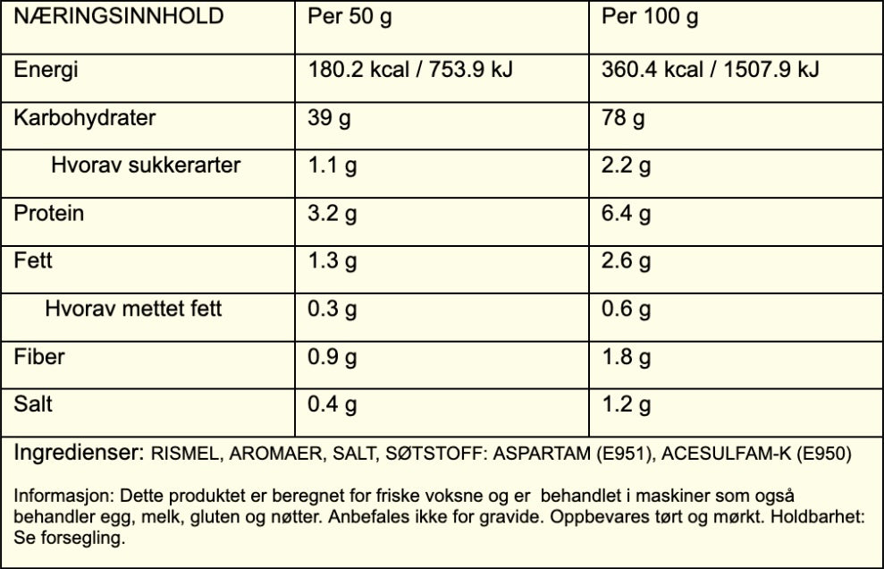 Cream of Rice NutriTac X Bahl Natty Nutty Nougat Flavour